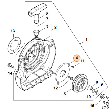 STIHL Rewind Spring (FS 250)