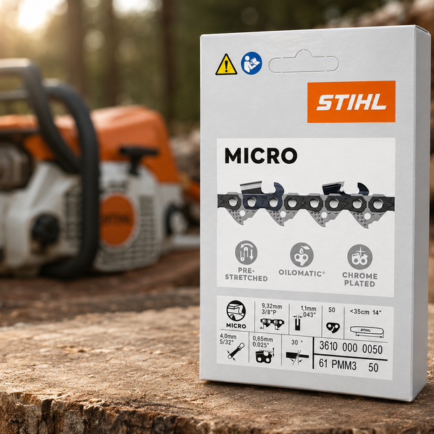 STIHL Chain 14" 3/8 Low Profile 1.1mm/.043 Semi Chisel