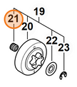 STIHL Needle Cage Bearing 10mm x 13mm x 10mm