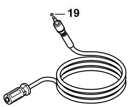 STIHL Water Blaster O'Ring 5.1mm x 1.6mm