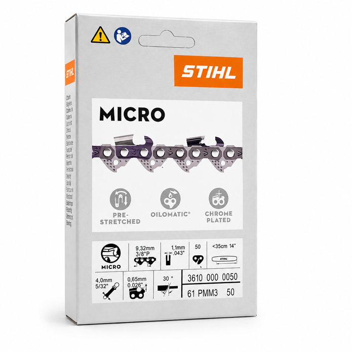 STIHL 14" Chainsaw Loop Chain 3/8LP x 043 (1.1mm) x 50 Drive Links